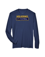 Tri City Wolverines Football Pennant - Performance Long Sleeve