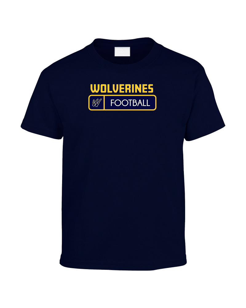 Tri City Wolverines Football Pennant - Youth T-Shirt