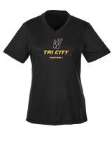 Tri City Wolverines Football Split - Womens Performance Shirt