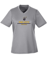 Tri City Wolverines Football Split - Womens Performance Shirt