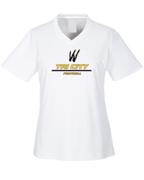 Tri City Wolverines Football Split - Womens Performance Shirt