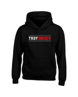 Troy HS Wordmark Lines - Youth Hoodie