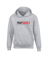 Troy HS Wordmark Lines - Youth Hoodie