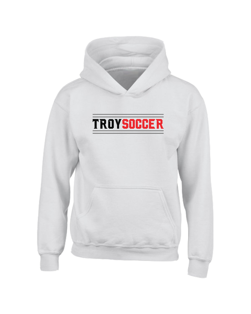 Troy HS Wordmark Lines - Youth Hoodie