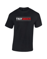 Troy HS Wordmark Lines - Cotton T-Shirt