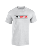 Troy HS Wordmark Lines - Cotton T-Shirt