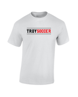 Troy HS Wordmark Lines - Cotton T-Shirt