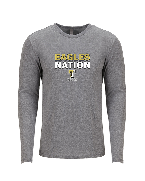 Trumbull HS Soccer Nation - Tri-Blend Long Sleeve