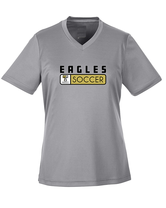 Trumbull HS Soccer Pennant - Womens Performance Shirt