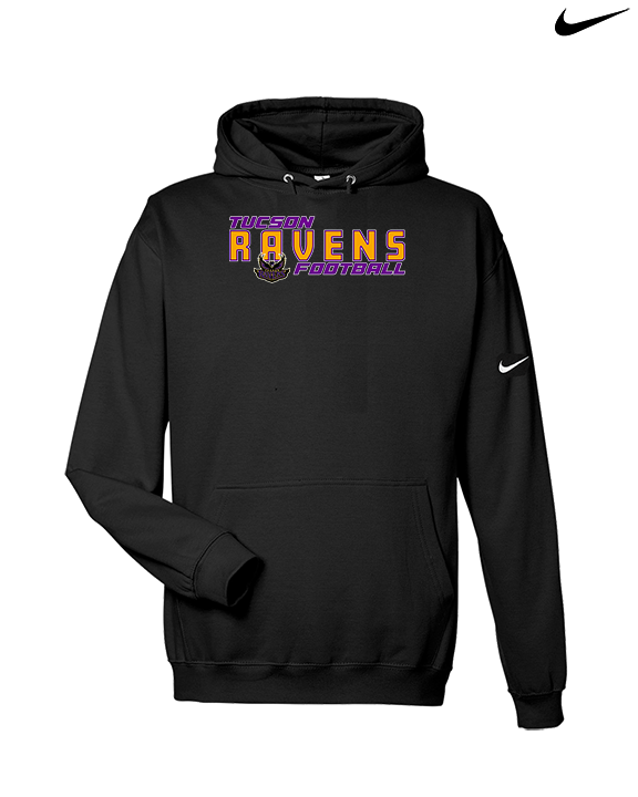 Tucson Ravens Football Bold - Nike Club Fleece Hoodie