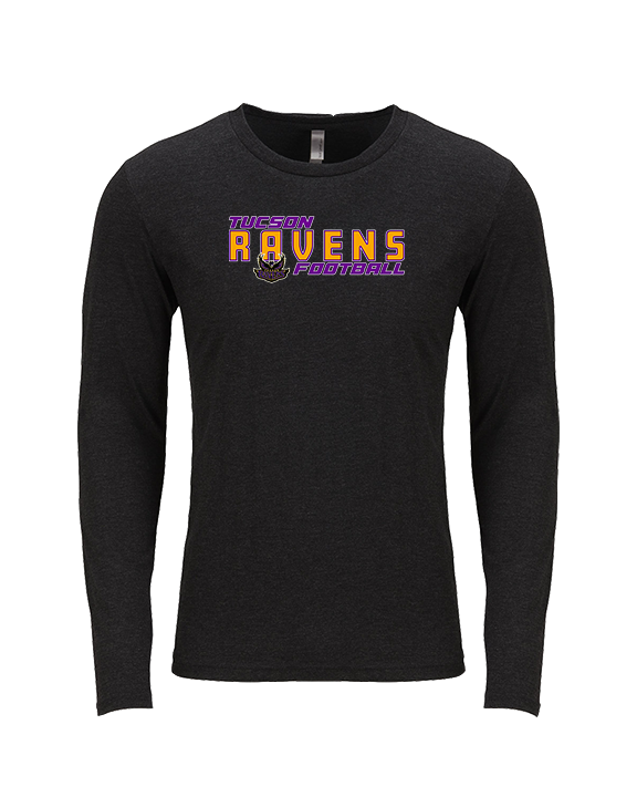 Tucson Ravens Football Bold - Tri-Blend Long Sleeve