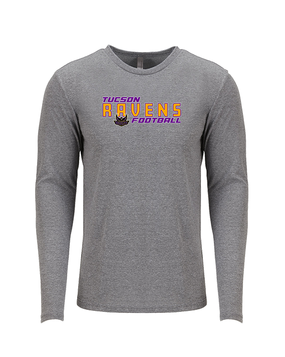 Tucson Ravens Football Bold - Tri-Blend Long Sleeve