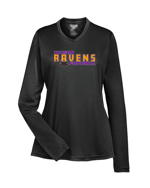 Tucson Ravens Football Bold - Womens Performance Longsleeve