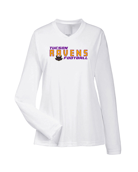 Tucson Ravens Football Bold - Womens Performance Longsleeve