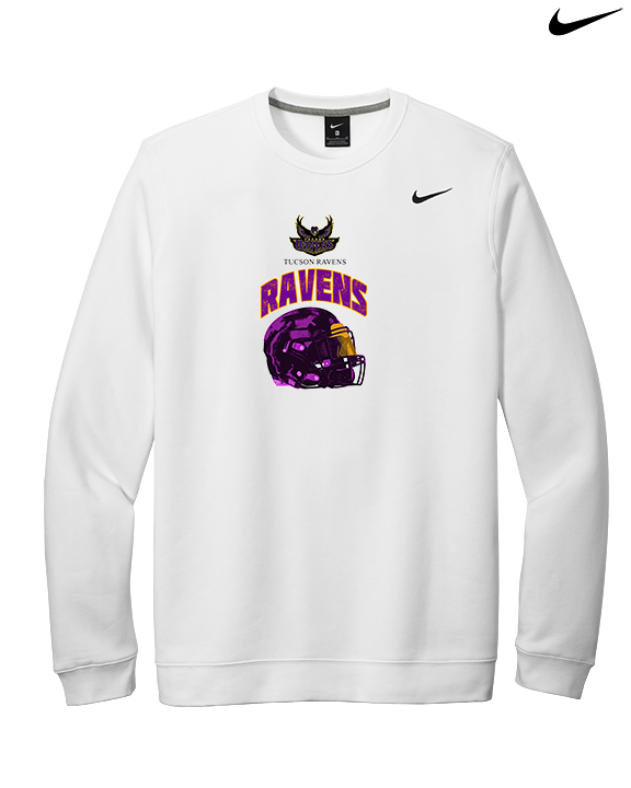 Tucson Ravens Football Helmet - Mens Nike Crewneck