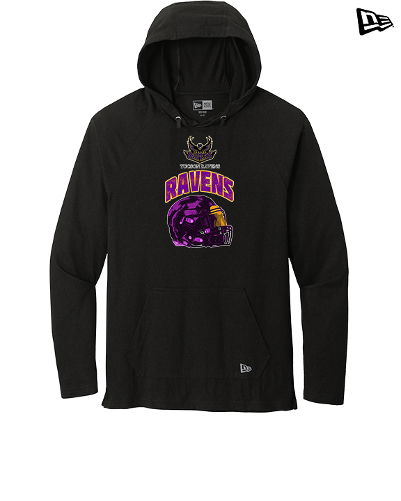 Tucson Ravens Football Helmet - New Era Tri-Blend Hoodie