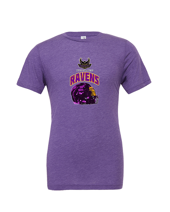 Tucson Ravens Football Helmet - Tri-Blend Shirt