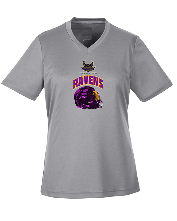 Tucson Ravens Football Helmet - Womens Performance Shirt