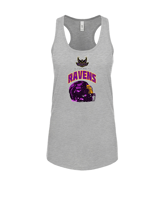 Tucson Ravens Football Helmet - Womens Tank Top