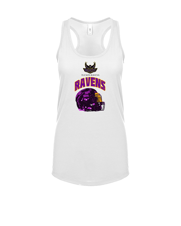 Tucson Ravens Football Helmet - Womens Tank Top