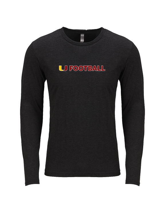 Tulare Union HS Football - Tri-Blend Long Sleeve