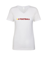 Tulare Union HS Football - Womens V-Neck