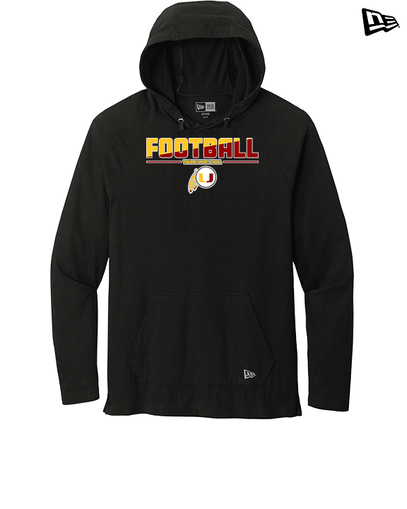 Tulare Union HS Football Cut - New Era Tri-Blend Hoodie