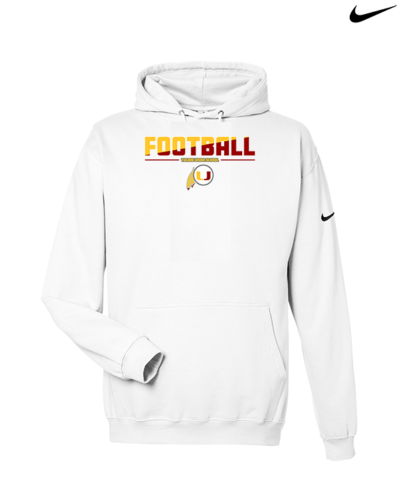 Tulare Union HS Football Cut - Nike Club Fleece Hoodie