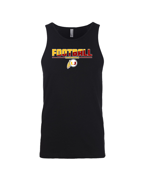 Tulare Union HS Football Cut - Tank Top