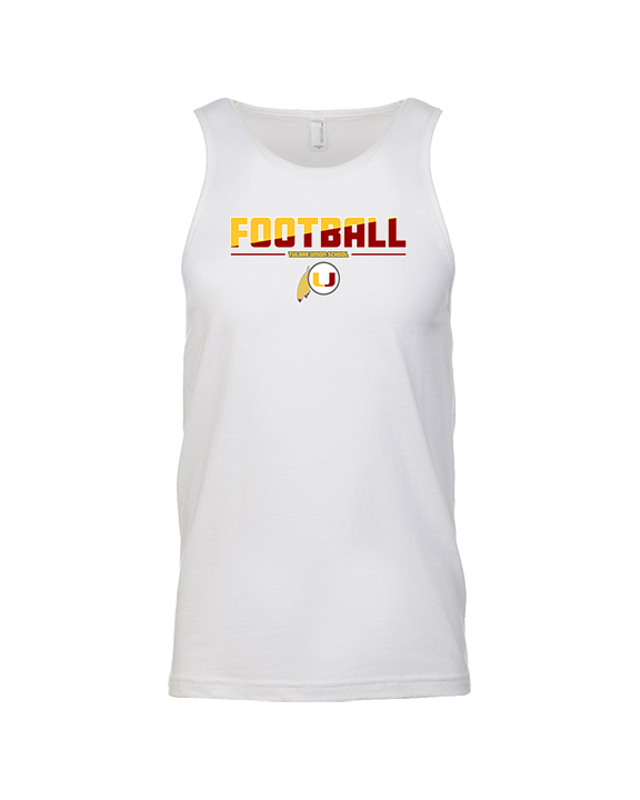 Tulare Union HS Football Cut - Tank Top