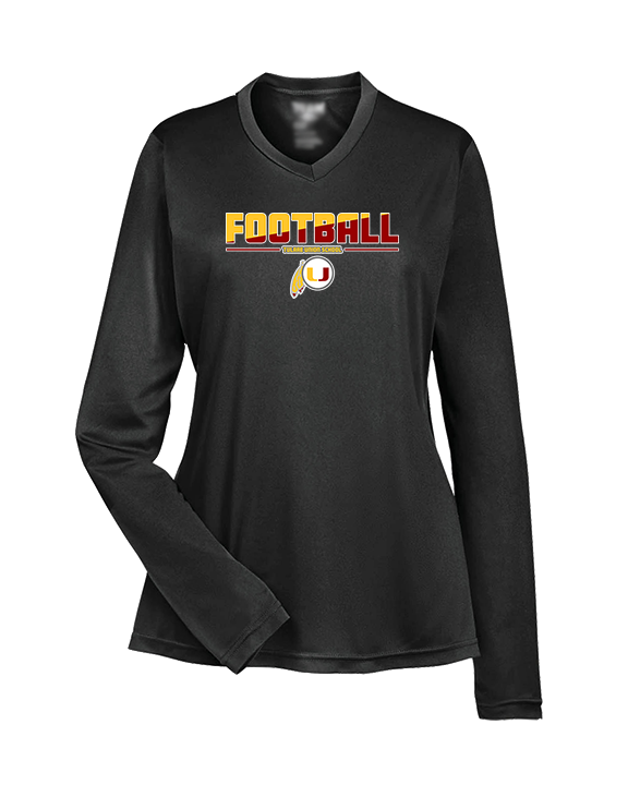 Tulare Union HS Football Cut - Womens Performance Longsleeve