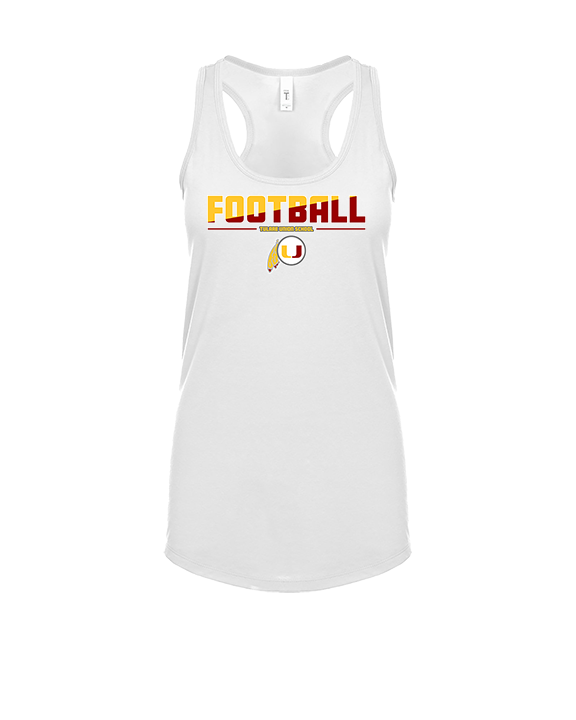 Tulare Union HS Football Cut - Womens Tank Top