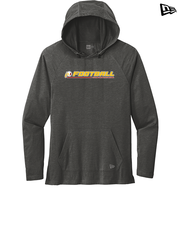 Tulare Union HS Football Line - New Era Tri-Blend Hoodie