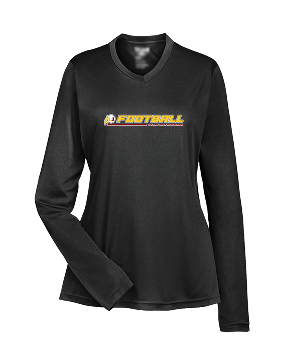 Tulare Union HS Football Line - Womens Performance Longsleeve