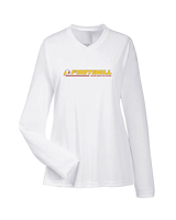 Tulare Union HS Football Line - Womens Performance Longsleeve