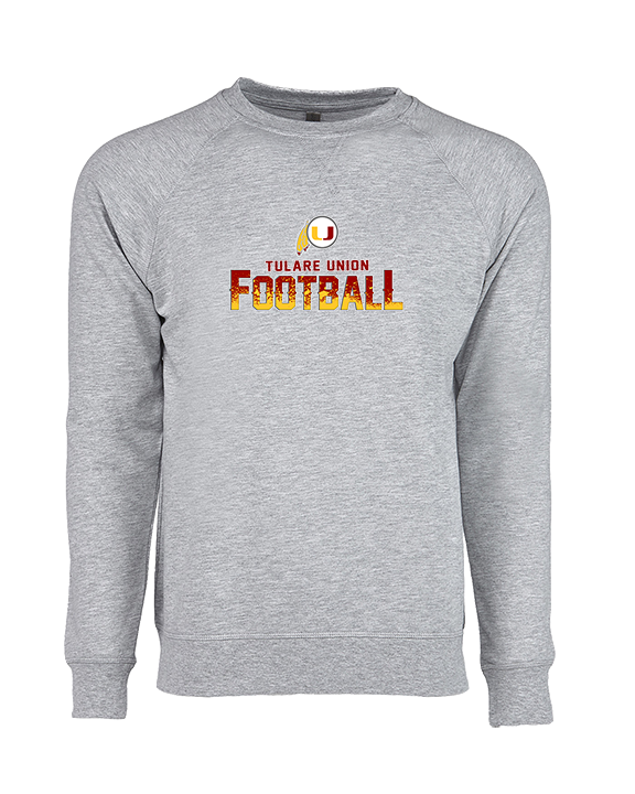 Tulare Union HS Football Splatter - Crewneck Sweatshirt