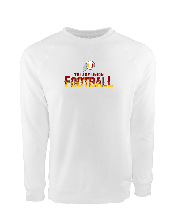 Tulare Union HS Football Splatter - Crewneck Sweatshirt