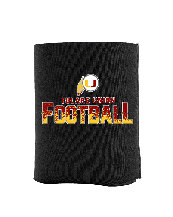 Tulare Union HS Football Splatter - Koozie