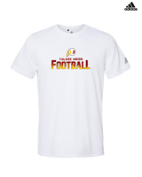 Tulare Union HS Football Splatter - Mens Adidas Performance Shirt