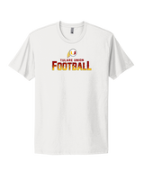 Tulare Union HS Football Splatter - Mens Select Cotton T-Shirt