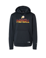 Tulare Union HS Football Splatter - Oakley Performance Hoodie