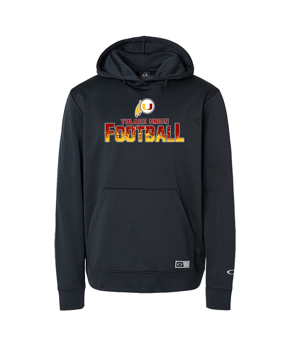 Tulare Union HS Football Splatter - Oakley Performance Hoodie