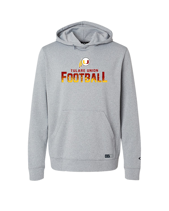 Tulare Union HS Football Splatter - Oakley Performance Hoodie