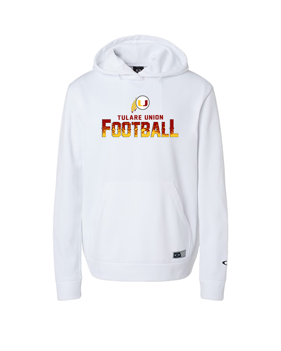 Tulare Union HS Football Splatter - Oakley Performance Hoodie