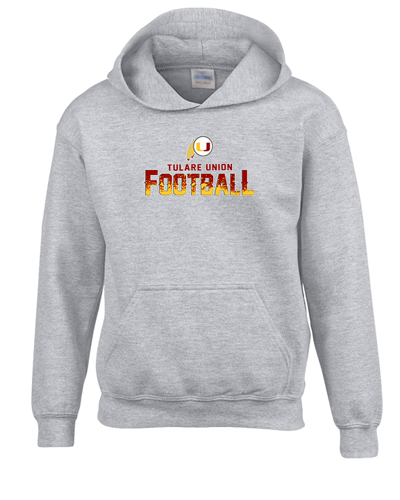 Tulare Union HS Football Splatter - Unisex Hoodie