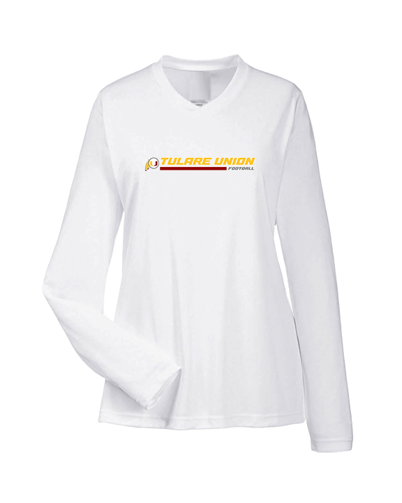 Tulare Union HS Football Switch - Womens Performance Longsleeve