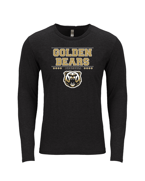 Turner HS Baseball Border - Tri-Blend Long Sleeve