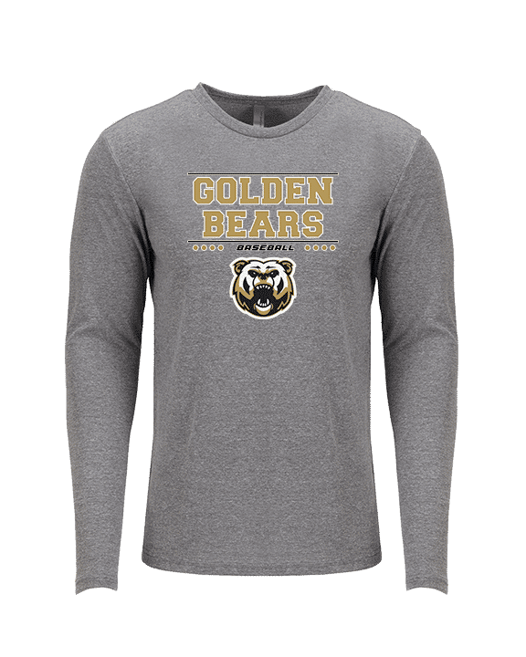 Turner HS Baseball Border - Tri-Blend Long Sleeve