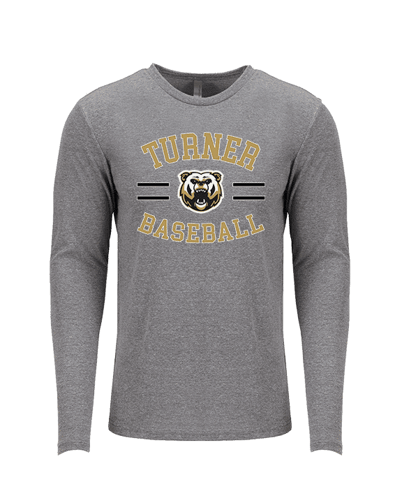 Turner HS Baseball Curve - Tri-Blend Long Sleeve