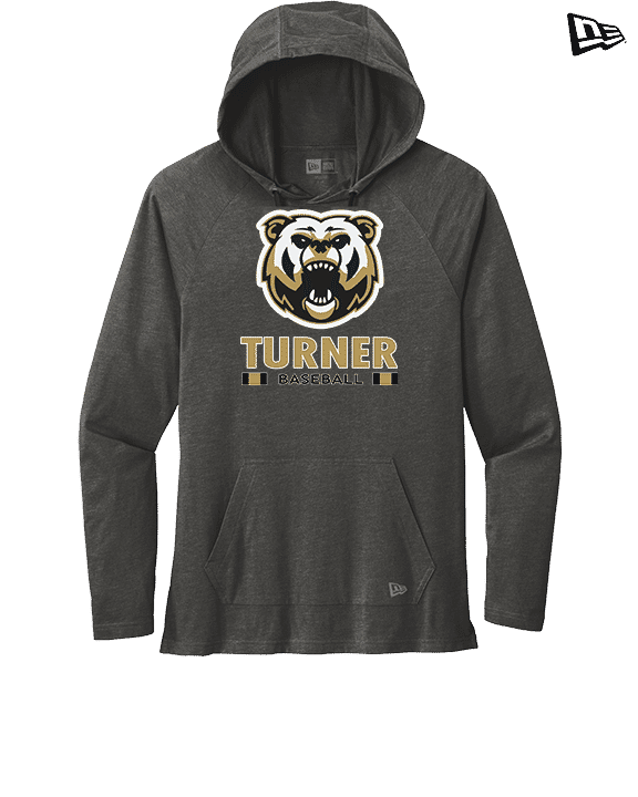 Turner HS Baseball Stacked - New Era Tri-Blend Hoodie